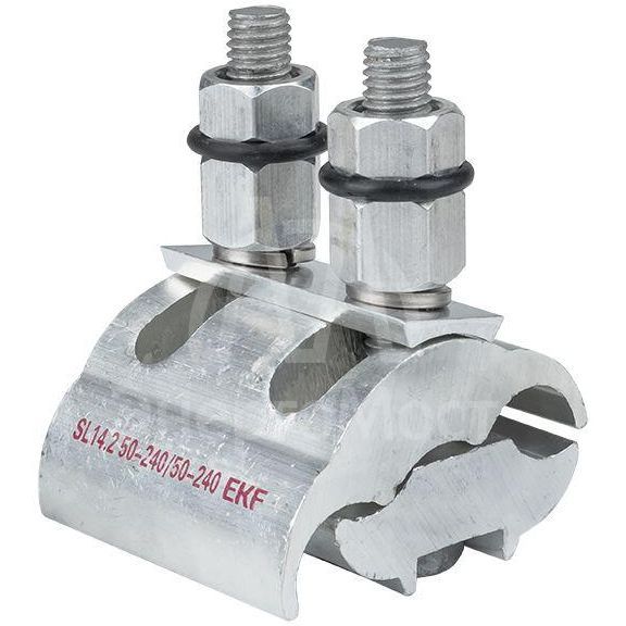 Зажим ответвительный плашечный SL14.2 50-240/50-240кв.мм EKF sl-14.2