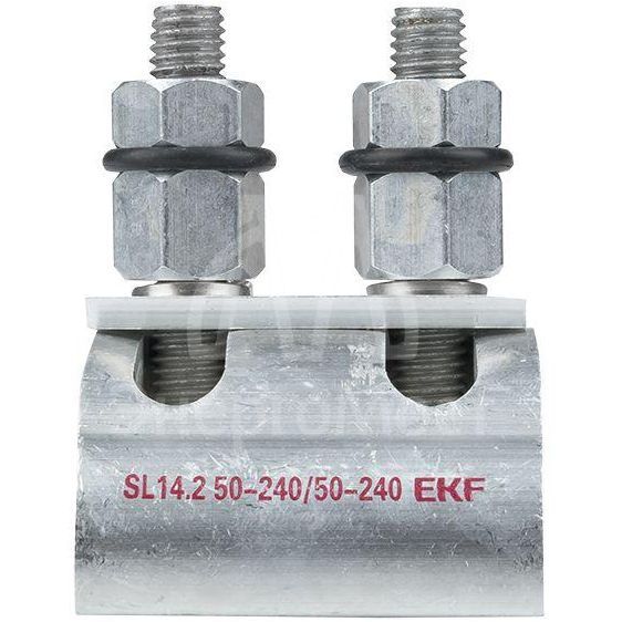 Зажим ответвительный плашечный SL14.2 50-240/50-240кв.мм EKF sl-14.2