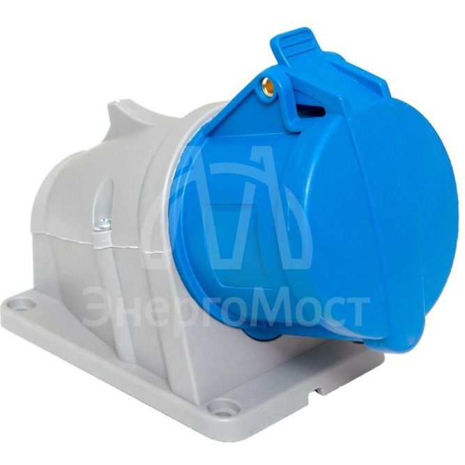 Розетка стационарная наружная 123 2Р+РЕ 32А 220В IP44 PROxima EKF ps-123-32-220-PRO