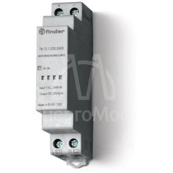 Источник питания импульсный вход 110...240В AC / выход 24В DC 12Вт модульный 17.5мм IP20 FINDER 781212302400