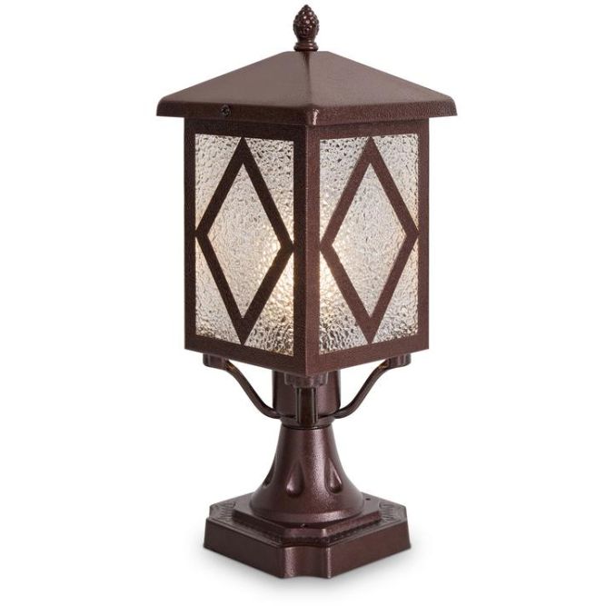 Светильник Heim 1х40Вт E27 IP44 ландшафтный Voltega VGL7210FL-01BR