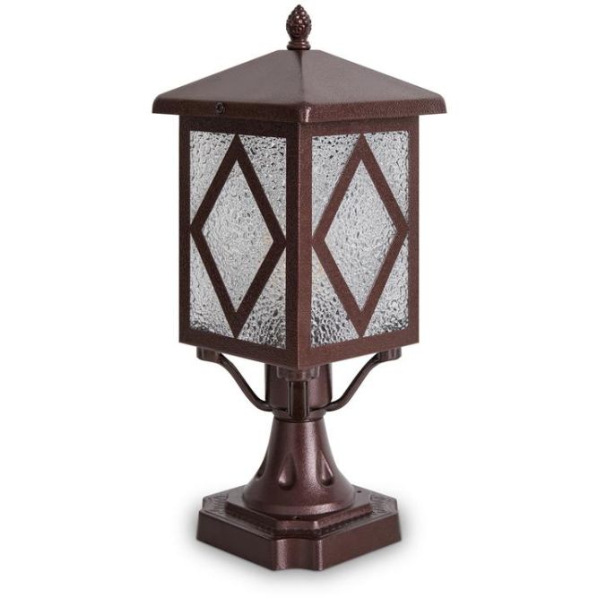 Светильник Heim 1х40Вт E27 IP44 ландшафтный Voltega VGL7210FL-01BR