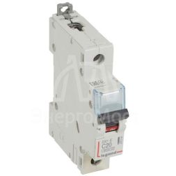 Выключатель автоматический модульный 1п C 20А 6кА DX3-E 6000 1мод. 230/400В Leg 407264