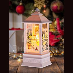 Светильник декоративный новогодний &amp;quot;Снеговик&amp;quot; EGNDS-06 тепл. бел. LED h=20см 3хААА IP20 Эра Б0051940