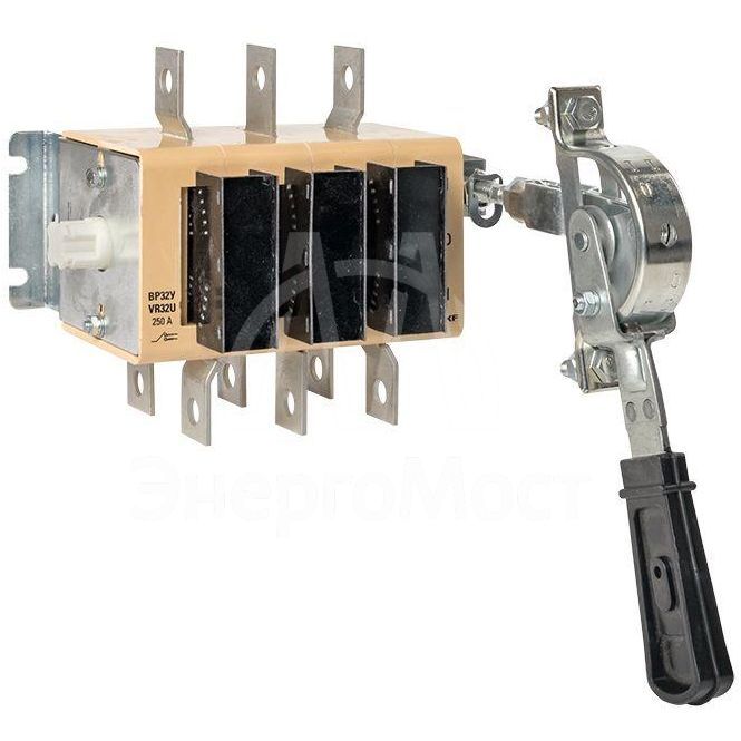 Выключатель-разъединитель ВР32У-35A71240-R 250А 2 напр. с дугогасит. камерами с передней смещенной рукояткой MAXima EKF uvr32-35a71240-r