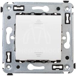 Переключатель 1-кл. 2мод. СП Avanti &amp;quot;Белое облако&amp;quot; 16А IP20 бел. DKC 4400113