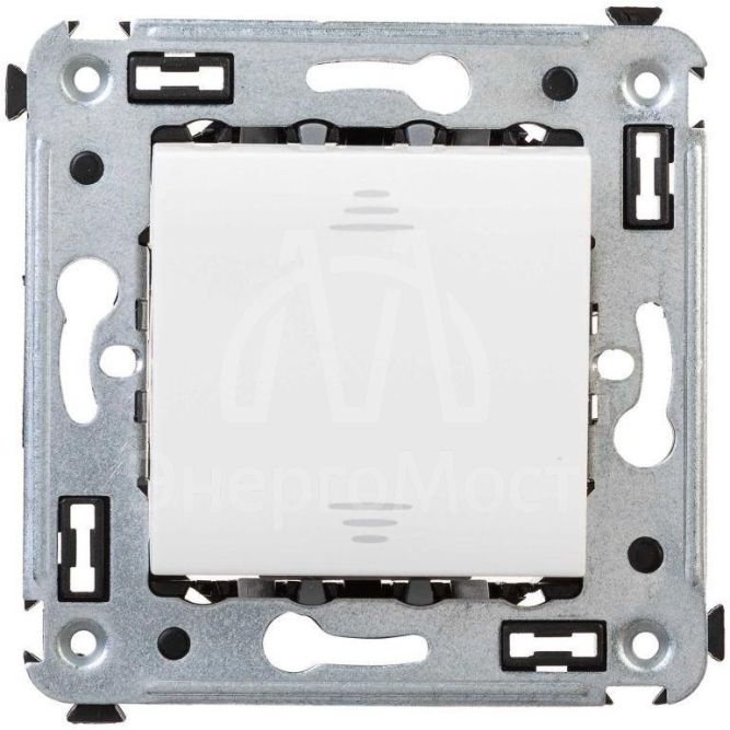 Переключатель 1-кл. 2мод. СП Avanti &amp;quot;Белое облако&amp;quot; 16А IP20 бел. DKC 4400113