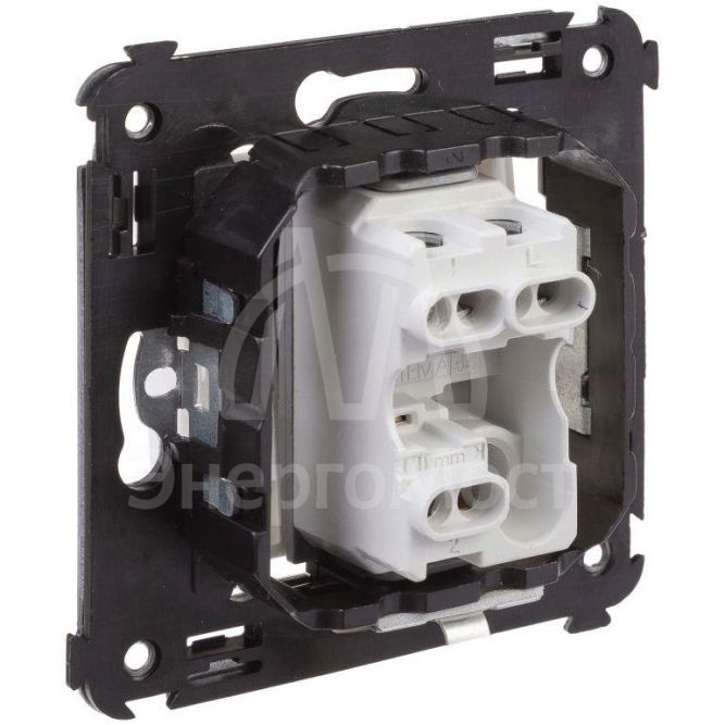 Переключатель 1-кл. 2мод. СП Avanti &amp;quot;Белое облако&amp;quot; 16А IP20 бел. DKC 4400113