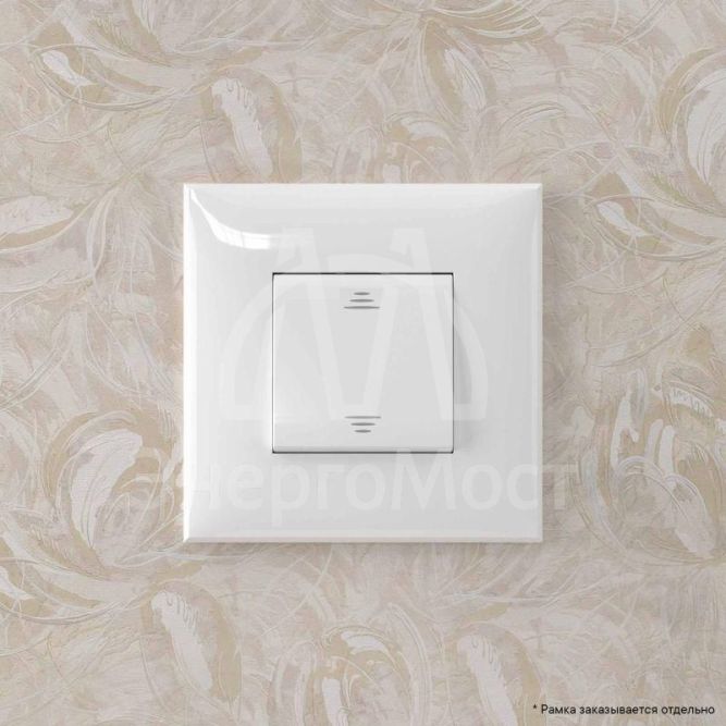Переключатель 1-кл. 2мод. СП Avanti &amp;quot;Белое облако&amp;quot; 16А IP20 бел. DKC 4400113