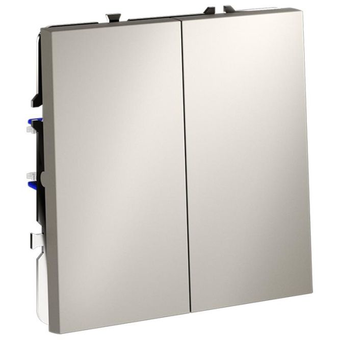 Выключатель 2-кл. СП S70 10А с самовозвратом механизм кашемир Voltum VLS020603