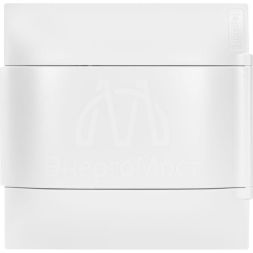 Щиток пластиковый встраиваемый Practibox S 1х6 бел. дверь Leg 134546