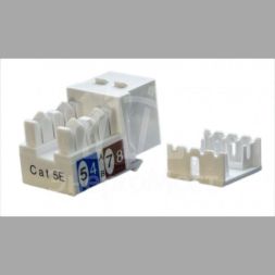 Вставка Keystone Jack RJ-45(8P8C) категория 5e KJ9-8P8C-C5e-90-WH бел. Hyperline 432595