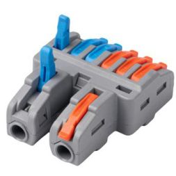 Клемма монтажная СМК PTC-2P 4226 BL/2 450В 32А 0.08-2.5(4.0)кв.мм JazzWay 5073784