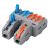 Клемма монтажная СМК PTC-2P 4226 BL/2 450В 32А 0.08-2.5(4.0)кв.мм JazzWay 5073784