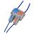 Клемма монтажная СМК PTC-2P 4226 BL/2 450В 32А 0.08-2.5(4.0)кв.мм JazzWay 5073784