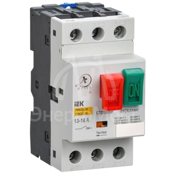 Пускатель ПРК32-18 In18А Ir13-18А Ue 660В IEK DMS11-018