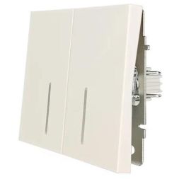 Выключатель 2-кл. с индик. СП ZIMA IP20 10А безвинт. зажим слон. кость LEZARD 704-9088-112QC