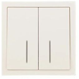 Выключатель 2-кл. с индик. СП ZIMA IP20 10А безвинт. зажим слон. кость LEZARD 704-9088-112QC