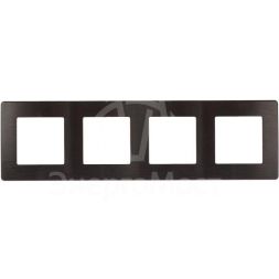 Рамка 4-м 12-5104-05 сатин антрацит Эра Б0052533