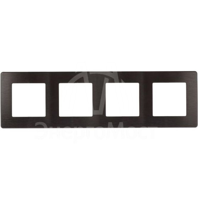 Рамка 4-м 12-5104-05 сатин антрацит Эра Б0052533