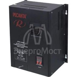 Стабилизатор СПН-13500 1ф 13.5кВт 90-260В IP20 пониж. напр. Ресанта 63/6/28