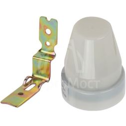 Датчик движения DF 302 фотореле сер. макс. нагрузка 2200В.А IP44 (1001800) Эра Б0043805