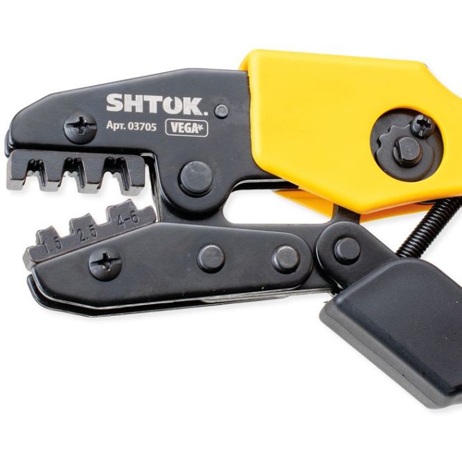 Пресс-клещи ПК-23+ матрица профиль двойн. автоклеммы 1.5-6.0кв.мм (03705) SHTOK 376212