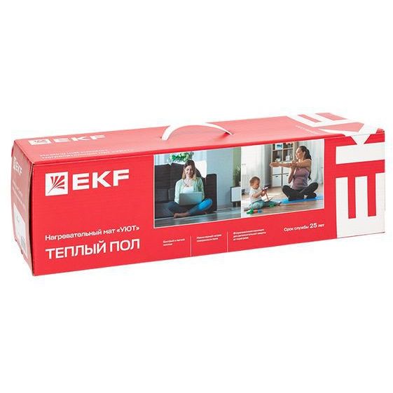 Комплект "Теплый пол" (мат) двухжил. "Уют" 5кв.м 750Вт Proxima EKF nm2-750-5
