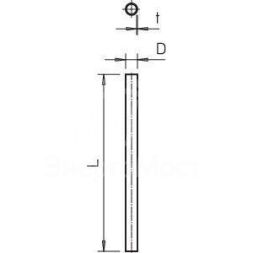 Труба метал. D20 без резьбы S20 W G (дл.3м) OBO 2046841