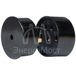 Разъем 1-м ОП РШ-ВШ 32А IP20 3P+PE 380В карболит. черн. PROxima EKF AS-380-O-04