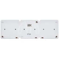 Розетка 3-м ОП Гермес Plus РСб23-3-ГПБб с защ. крышкой с заземл. IP54 бел. IEK ERMP32-K01-16-54-EC