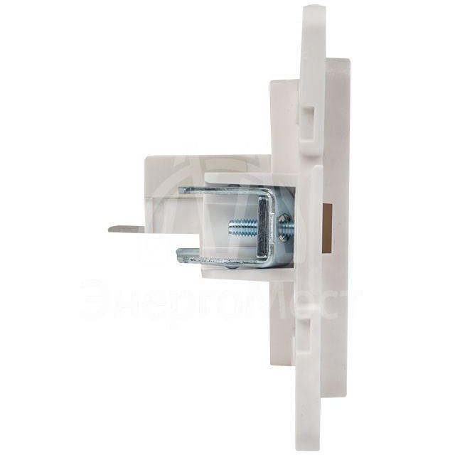 Механизм розетки RJ-45 1-м Стокгольм бел. PROxima EKF EYK01-035-10