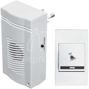 Звонок беспроводной Комфорт 32 мел. 100м блок звонка вставляется в электрич. розетку 220В Тритон КМ-01С