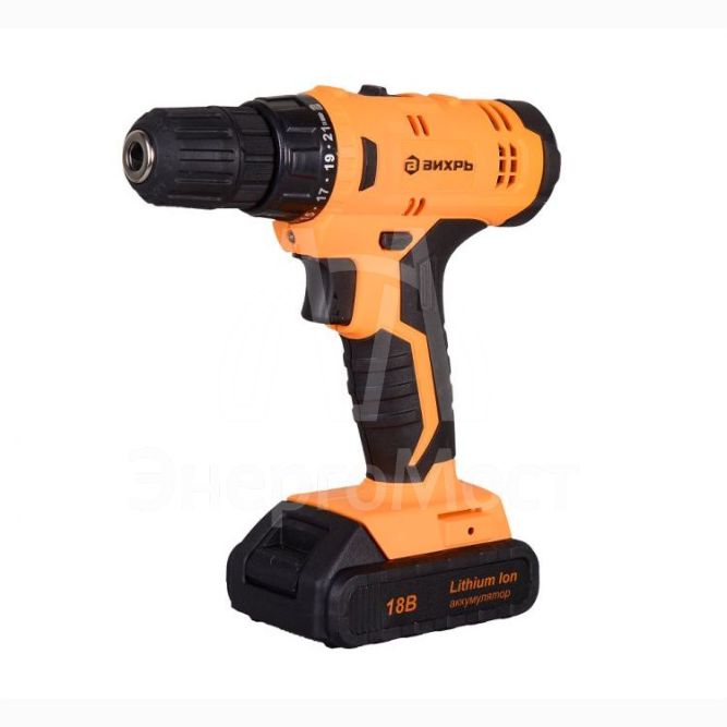 Дрель-шуруповерт Вихрь ДА-18Л-2К