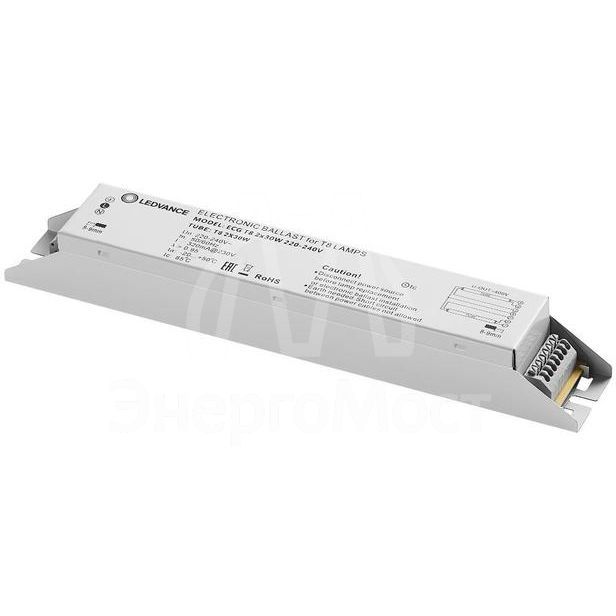 Аппарат пускорег. электрон. (ЭПРА) ECG для Т8 УФ лампы 2х15Вт LEDVANCE 4058075534780