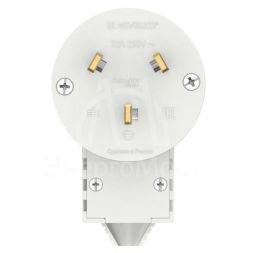 Вилка силовая СП BLANCA 2P+N 32А 250В бел. SchE BLNSV003231