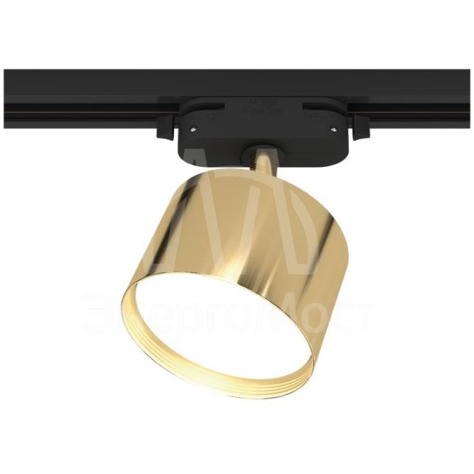 Светильник трековый ARTLINE поворотный 85х85х55мм GX53 230В алюм. 4кв.м зол. Ritter 59860 6