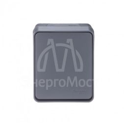 Выключатель 1-кл. ОП AtlasDesign Profi54 10 АХ антрацит SchE ATN544011