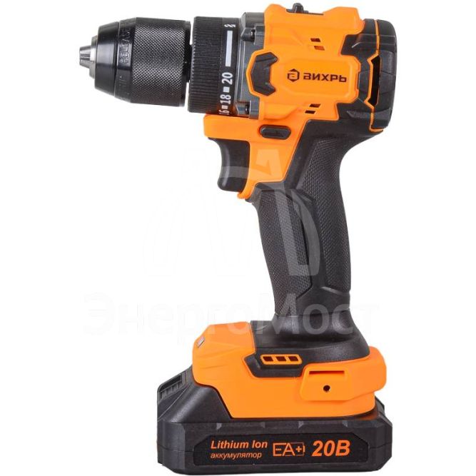 Дрель-шуруповерт Вихрь ДА-20Л-2К/БП (бесщеточный двигатель)