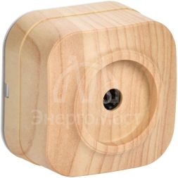 Розетка телевизионная TV 1-м ОП Glory РТВ20-ХС сосна IEK EAH10-K34