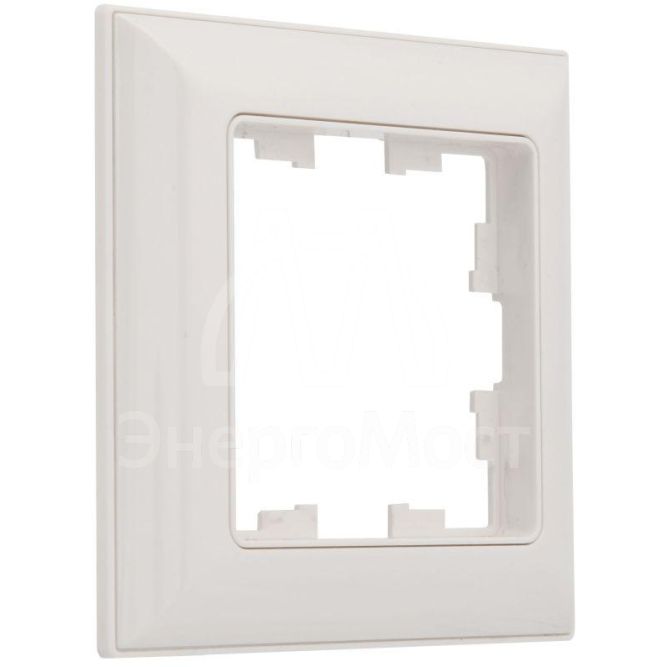 Рамка 1-м BRITE РУ-1-Бр бел./бел. IEK BR-M12-12-K01