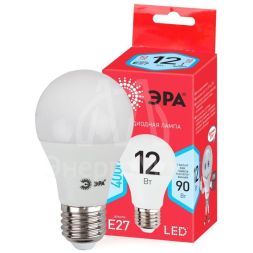 Лампа светодиодная smd А60-12w-840-E27 ECO ЭРА Б0030027