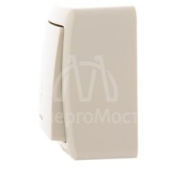 Выключатель проходной 1-кл. 1п ОП Viola 10А IP20 с подсветкой крем. LEZARD 751-0300-114