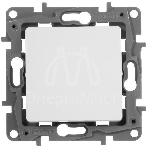 Механизм переключателя 1-кл. СП Etika 10А IP20 250В 10AX безвинт. зажимы бел. Leg 672205