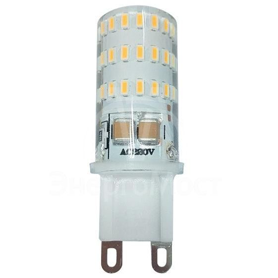 Лампа светодиодная PLED-G9 5Вт капсульная 4000К бел. G9 300лм 220-230В JazzWay 1032133B