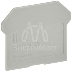 Заглушка ARMAFIX для CTS 2.5/4кв.мм сер. IEK YCT10-00-K03-002-ZGL
