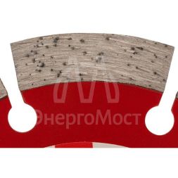 Диск алмазный отрезной сегментный 115x22.2мм Kranz KR-90-0100