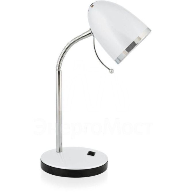 Светильник KD-308 C01 настол. база 230В 40Вт E27 бел. Camelion 11476