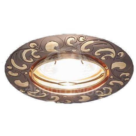 Светильник Olympia 51 1 45 литой поворот. MR16 черн./зол. ИТАЛМАК IT8399