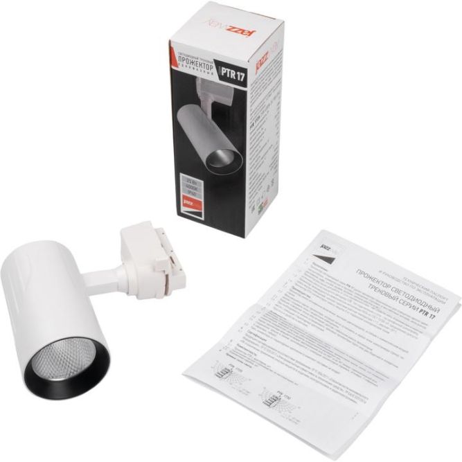 Светильник трековый PTR 1725 25Вт 4000К 24град. WH бел. IP40 Jazzway 5026148